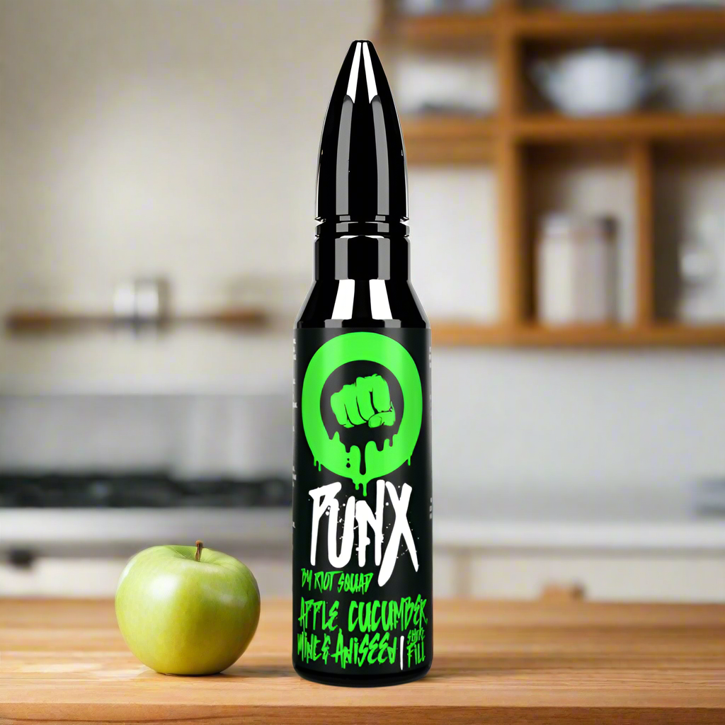 PUNX - Apple, Cucumber, Mint and Aniseed 50ml Shortfill - Smoketronics