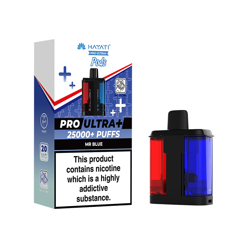 Hayati Pro Ultra Plus 25K Refill Mr Blue | Smoketronics.co.uk