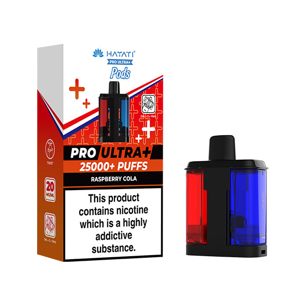 Hayati Pro Ultra Plus 25K Refill Raspberry Cola
