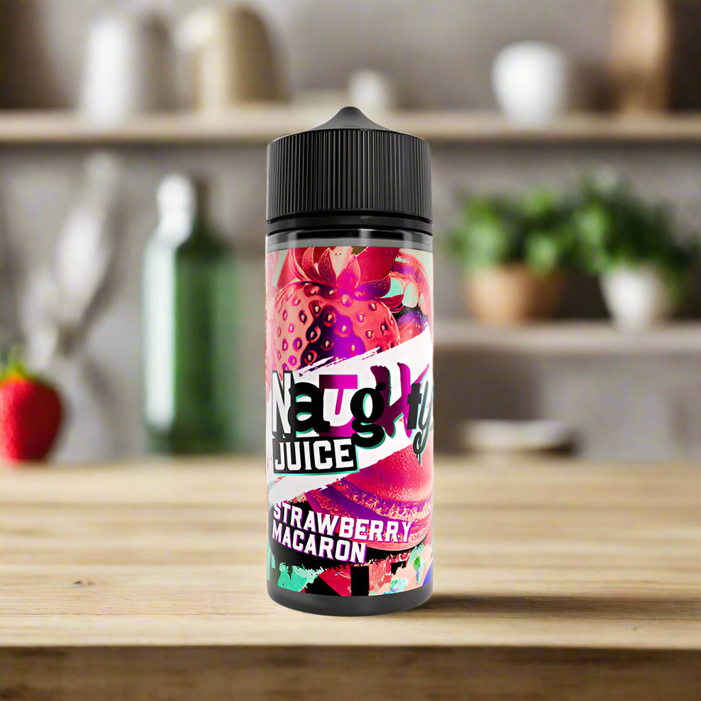 Naughty Juice - Strawberry Macaron 100ml Shortfill
