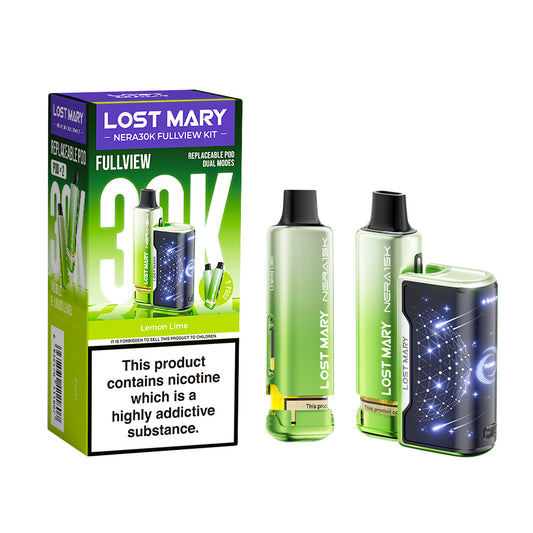 Lost Mary Nera 30k Kit and refill | Lemon Lime