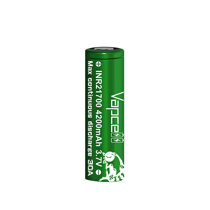 Vapcell P42A 21700 4200mAh Green Range Smoketronics