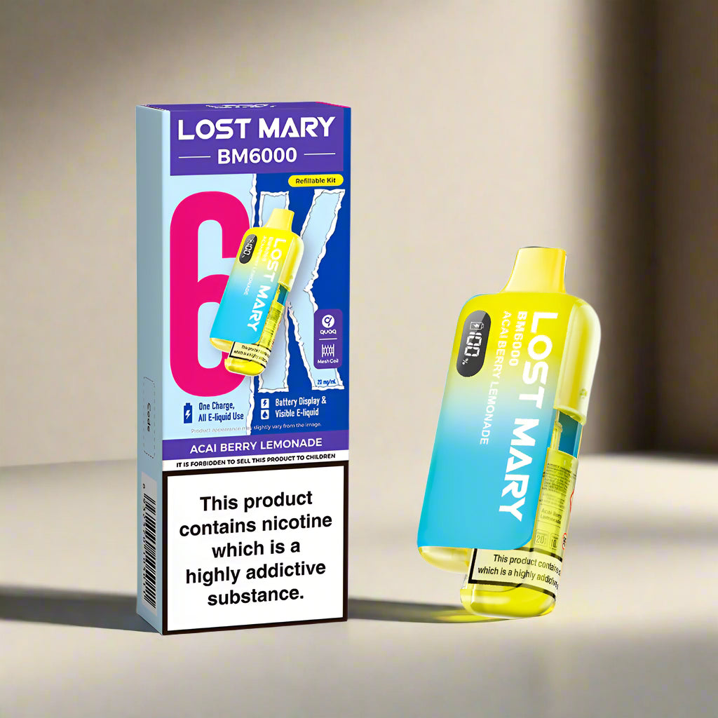 Lost Mary BM6000 Prefilled Pod Kit Acai Berry Lemonade