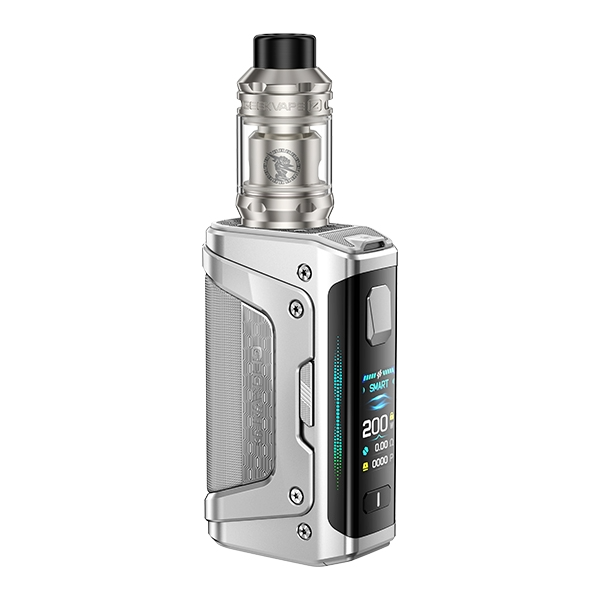 Geekvape Aegis Legend 5 Vape Kit Frost Silver Smoketronics