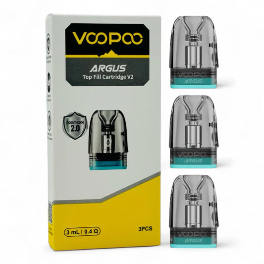 Voopoo Argus V2 Top Fill replacement pods 3ml 0.4 ohm