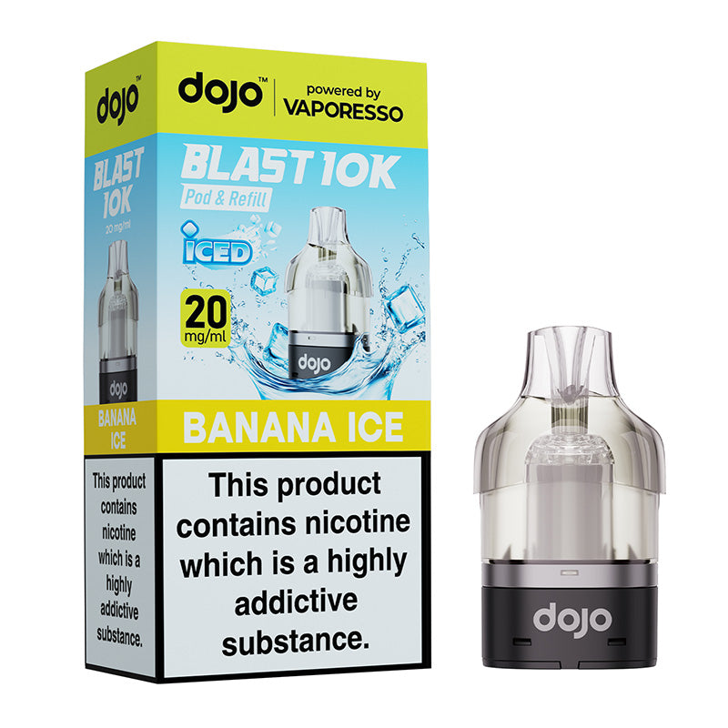 Dojo Blast 10k replacement pod Banana Ice
