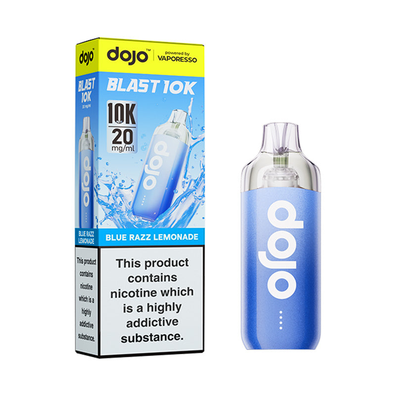 Vaporesso Dojo Blast 10k kit in Blue Razz Lemonade
