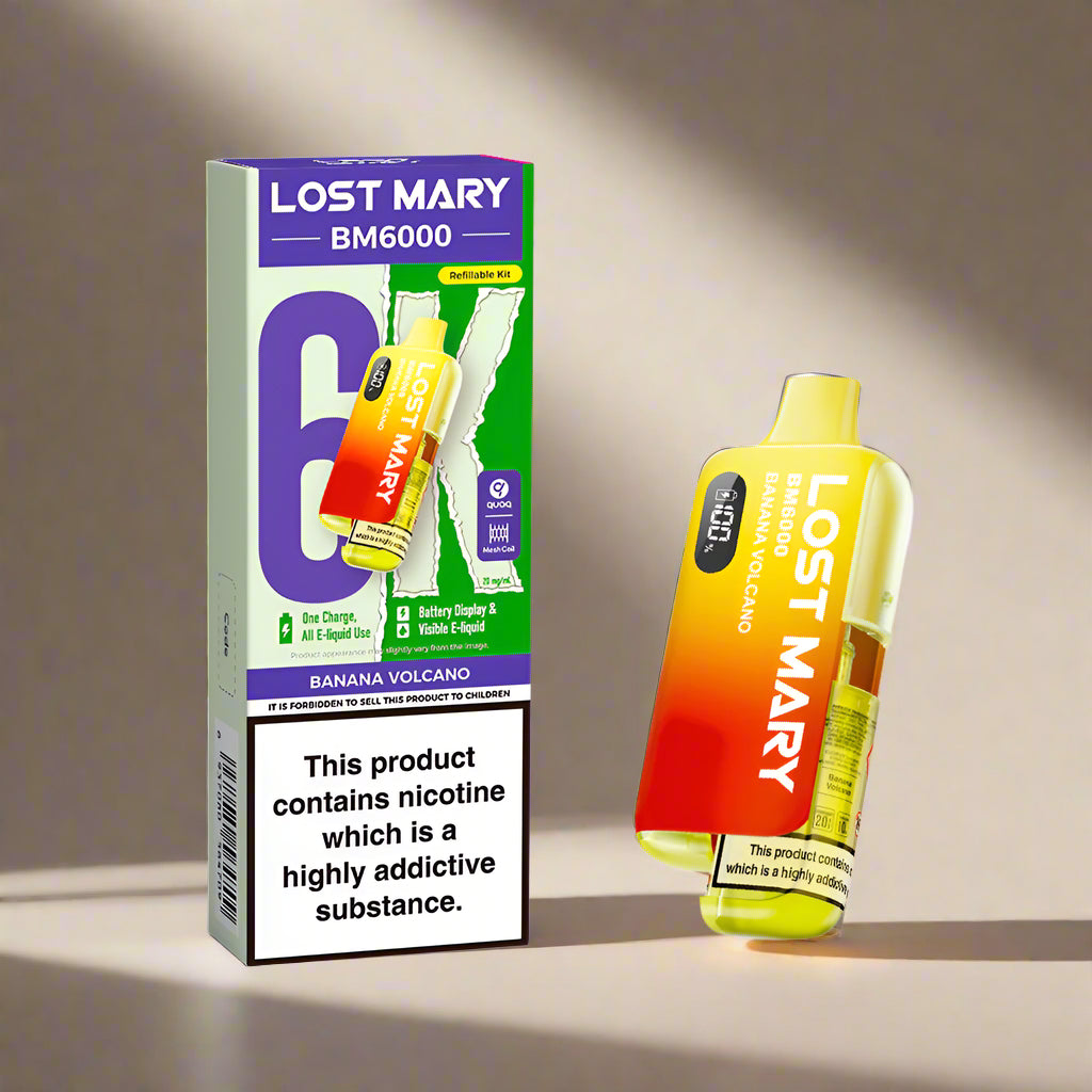 Lost Mary BM6000 Prefilled Pod Kit Banana Volcano
