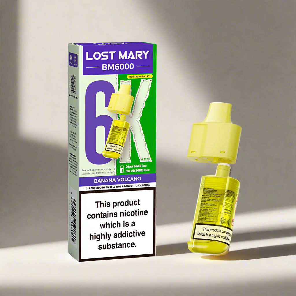 Lost Mary BM6000 Prefilled Replacement Pod Banana Volcano