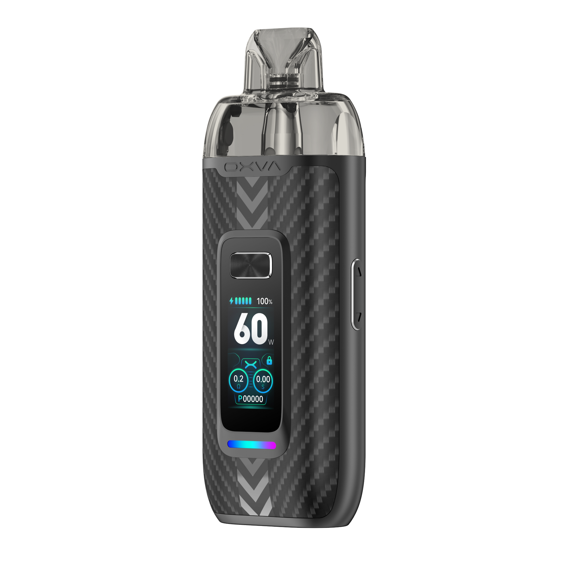 OXVA VPrime Pod Kit in Black Carbon Smoketronics