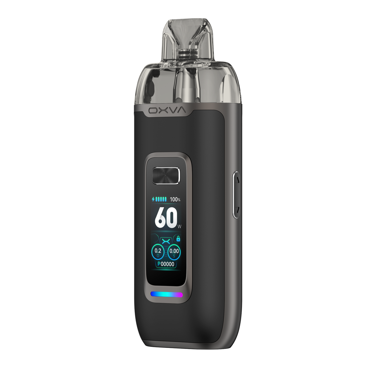 OXVA VPrime Pod Kit in Black Leather Smoketronics