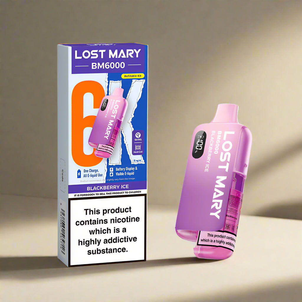 Lost Mary BM6000 Prefilled Pod Kit Blackberry Ice
