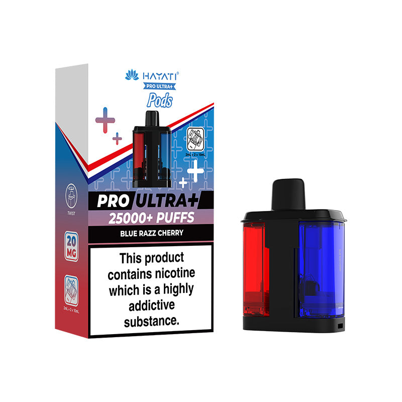 Hayati Pro Ultra Plus 25K Refill Blue Razz Cherry