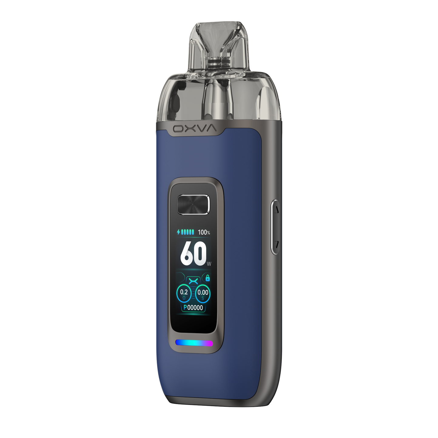 OXVA VPrime Pod Kit in Blue Leather Smoketronics