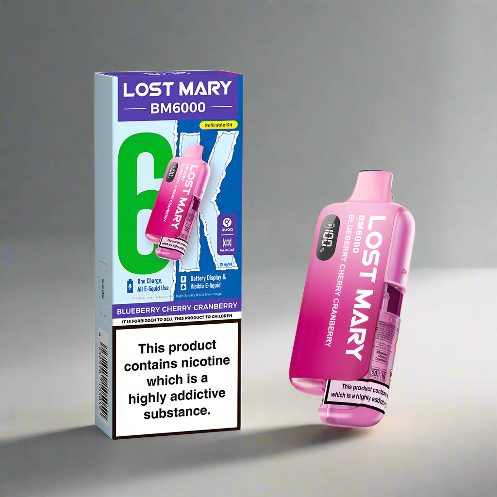 Lost Mary BM6000 Prefilled Pod Kit Blueberry Cherry Cranberry