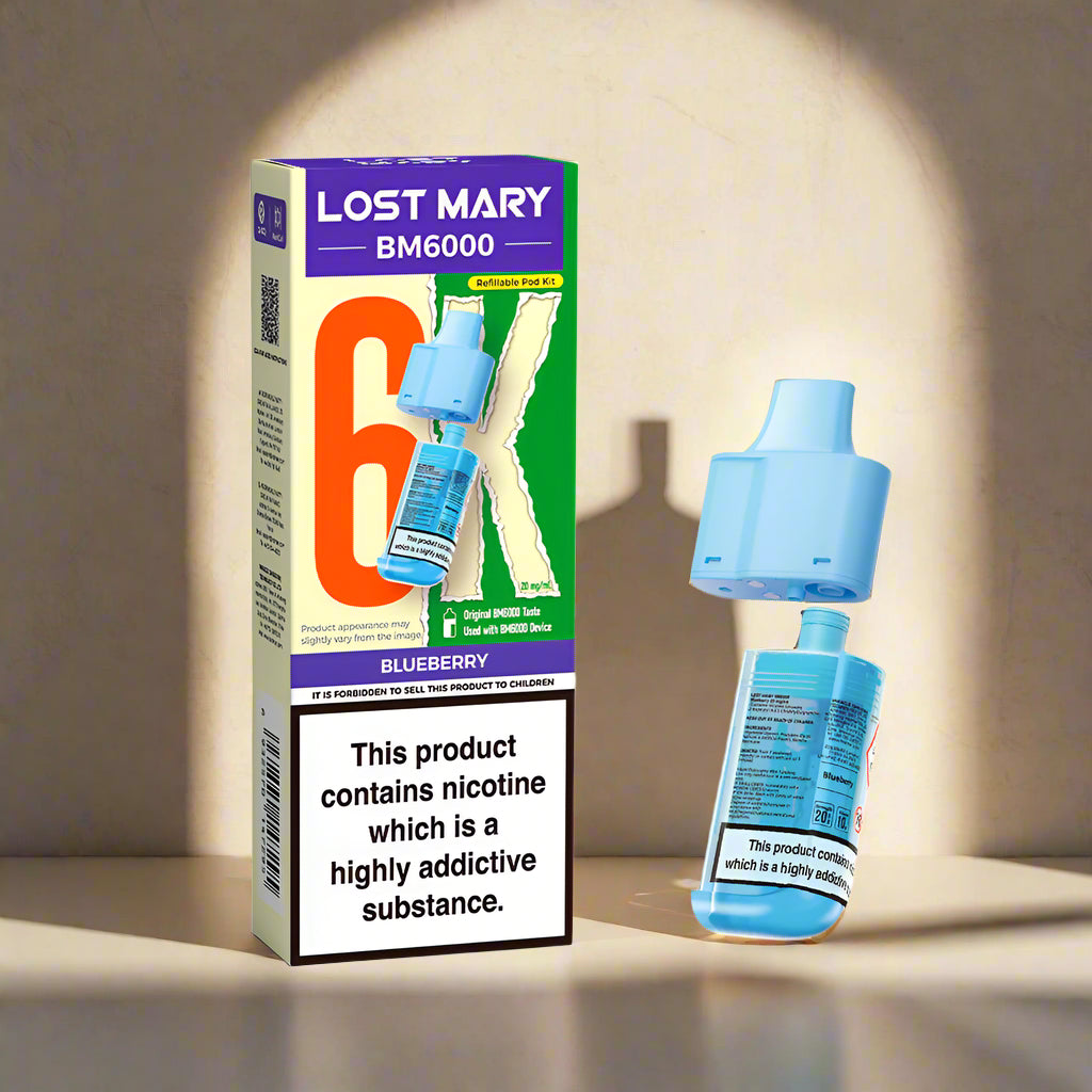 Lost Mary BM6000 Prefilled Replacement Pod Blueberry
