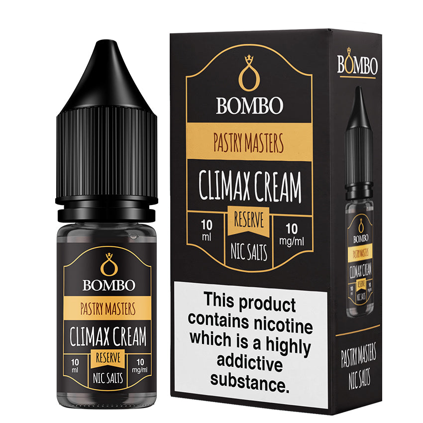 Bombo Pastry Masters Climax Cream Reserve Nic Salt 10ml 10mg