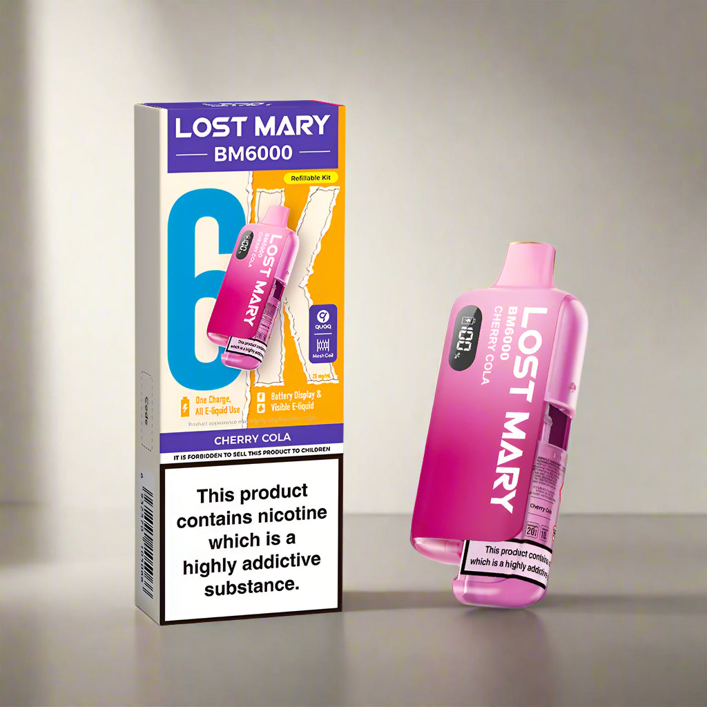 Lost Mary BM6000 Prefilled Pod Kit Cherry Cola