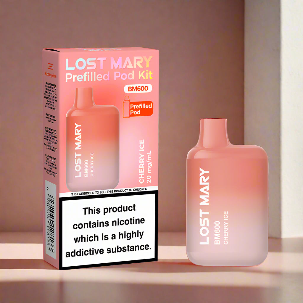 Lost Mary BM600 Prefilled Pod Kit Cherry Ice