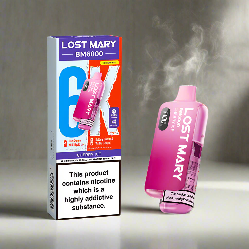 Lost Mary BM6000 Prefilled Pod Kit Cherry Ice