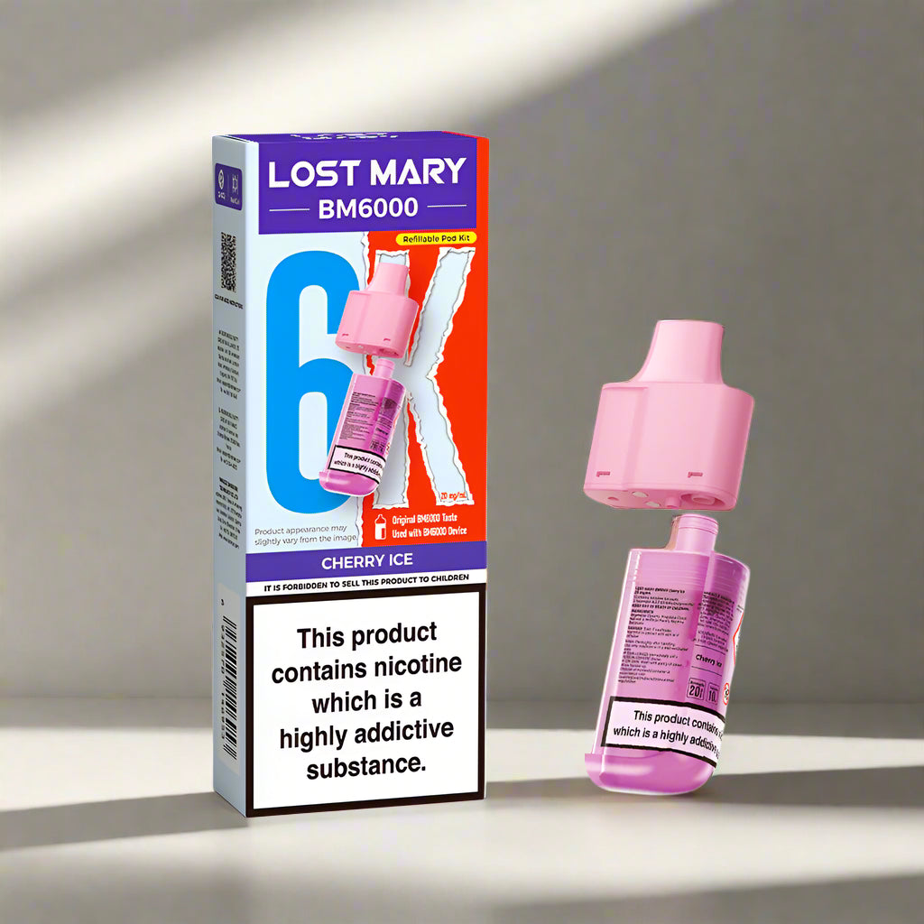 Lost Mary BM6000 Prefilled Replacement Pod Cherry Ice