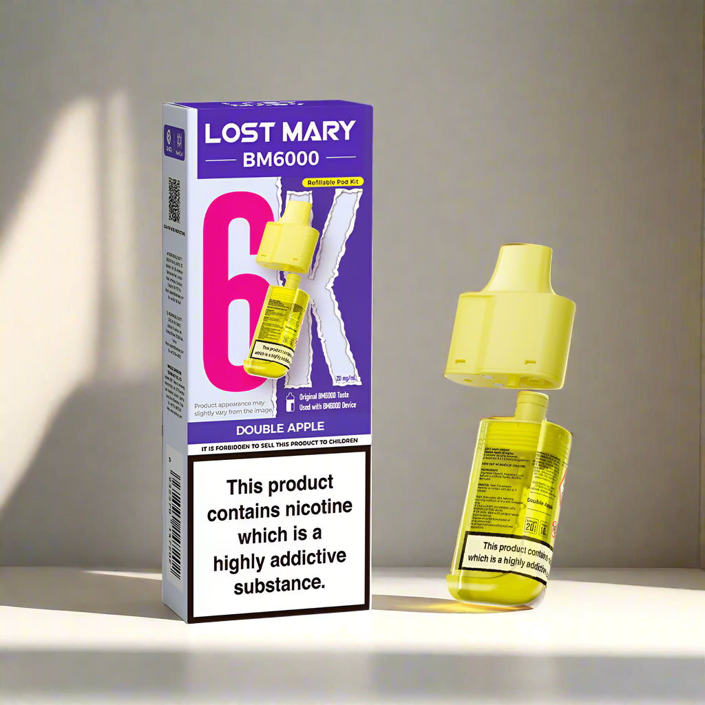 Lost Mary BM6000 Prefilled Replacement Pod Double Apple