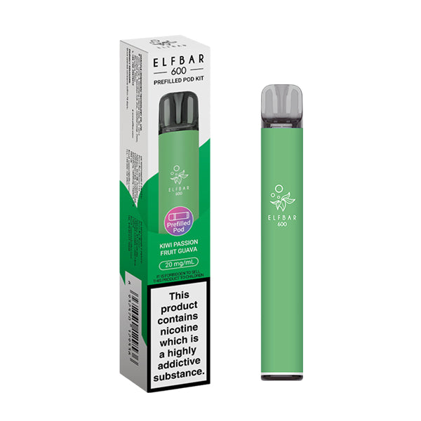 Elfbar 600 Prefilled Pod Kit | Kiwi Passion Fruit Guava
