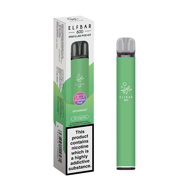 Elfbar 600 Prefilled Pod Kit | Spearmint
