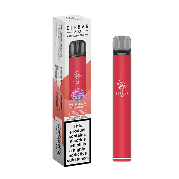 Elfbar 600 Prefilled Pod Kit | Watermelon Strawberry