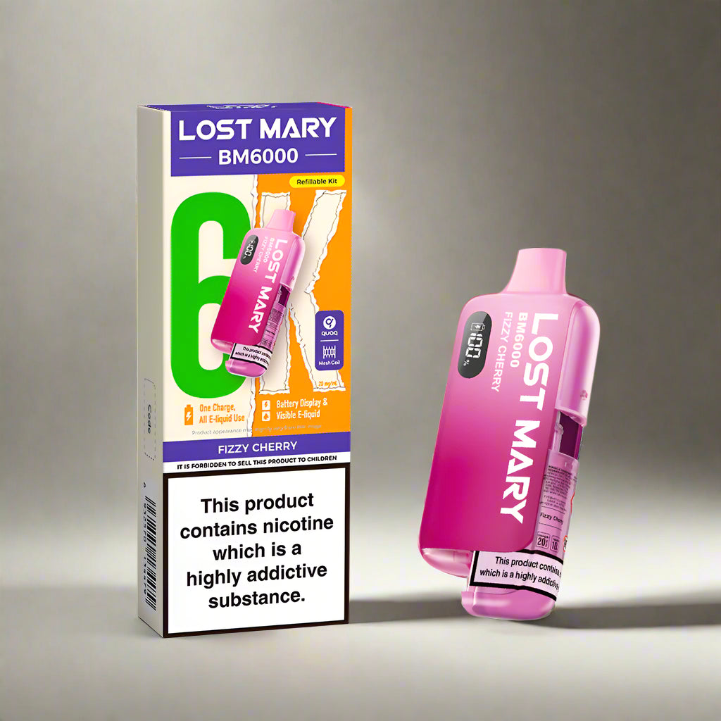 Lost Mary BM6000 Prefilled Pod Kit Fizzy Cherry