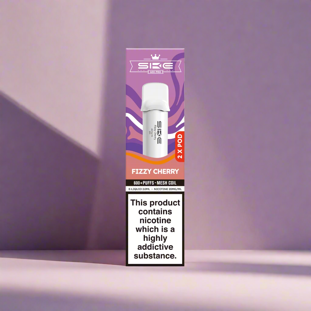 SKE 600 Pro Prefilled Replacement Pods Fizzy Cherry