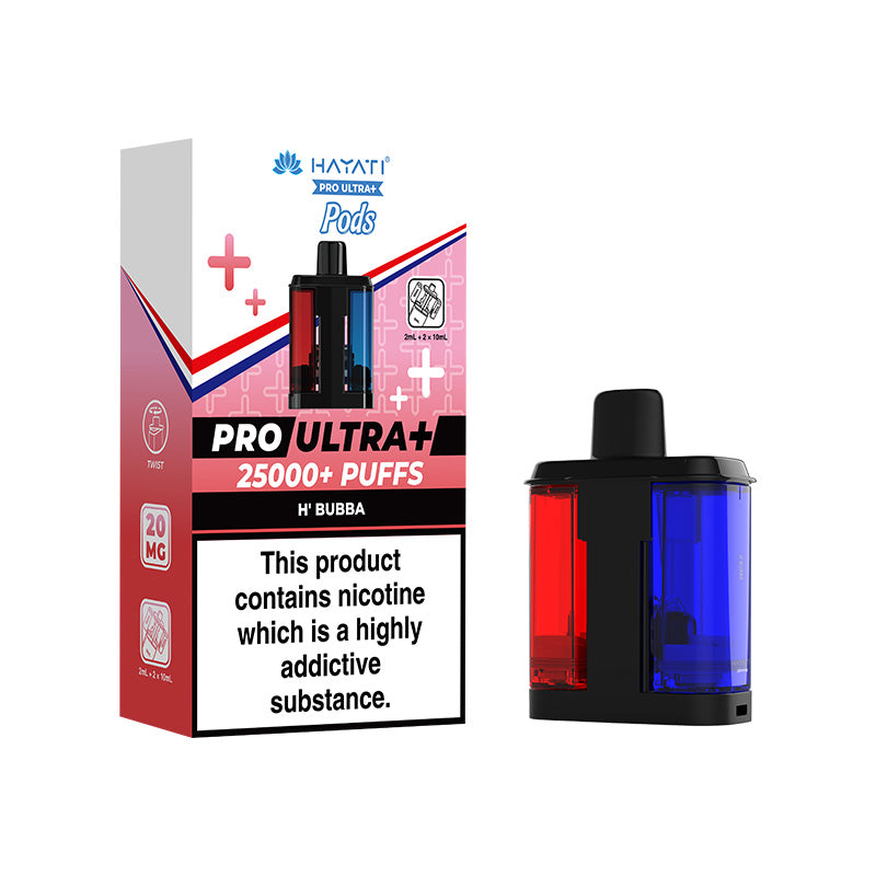 Hayati Pro Ultra Plus 25K Refill Hubba Bubba | Smoketronics.co.uk