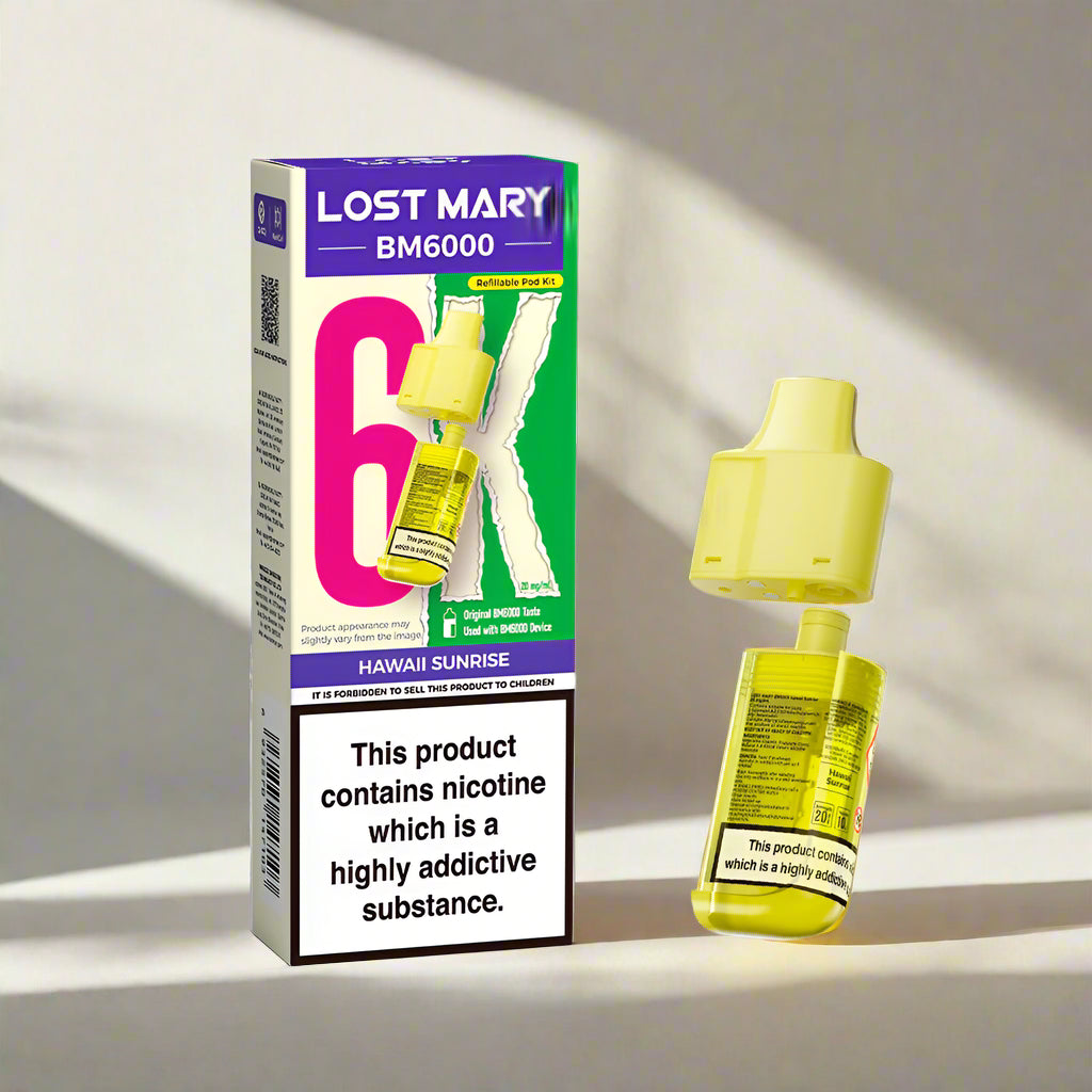 Lost Mary BM6000 Prefilled Replacement Pod Hawaii Sunrise