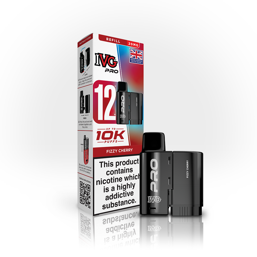 IVG Pro 12 Refills Fizzy Cherry 20mg