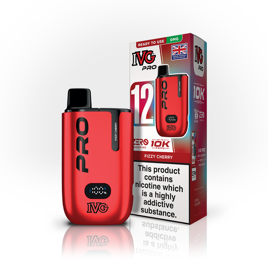 IVG Pro 12 Pod Kit Fizzy Cherry 0mg  Smoketronics