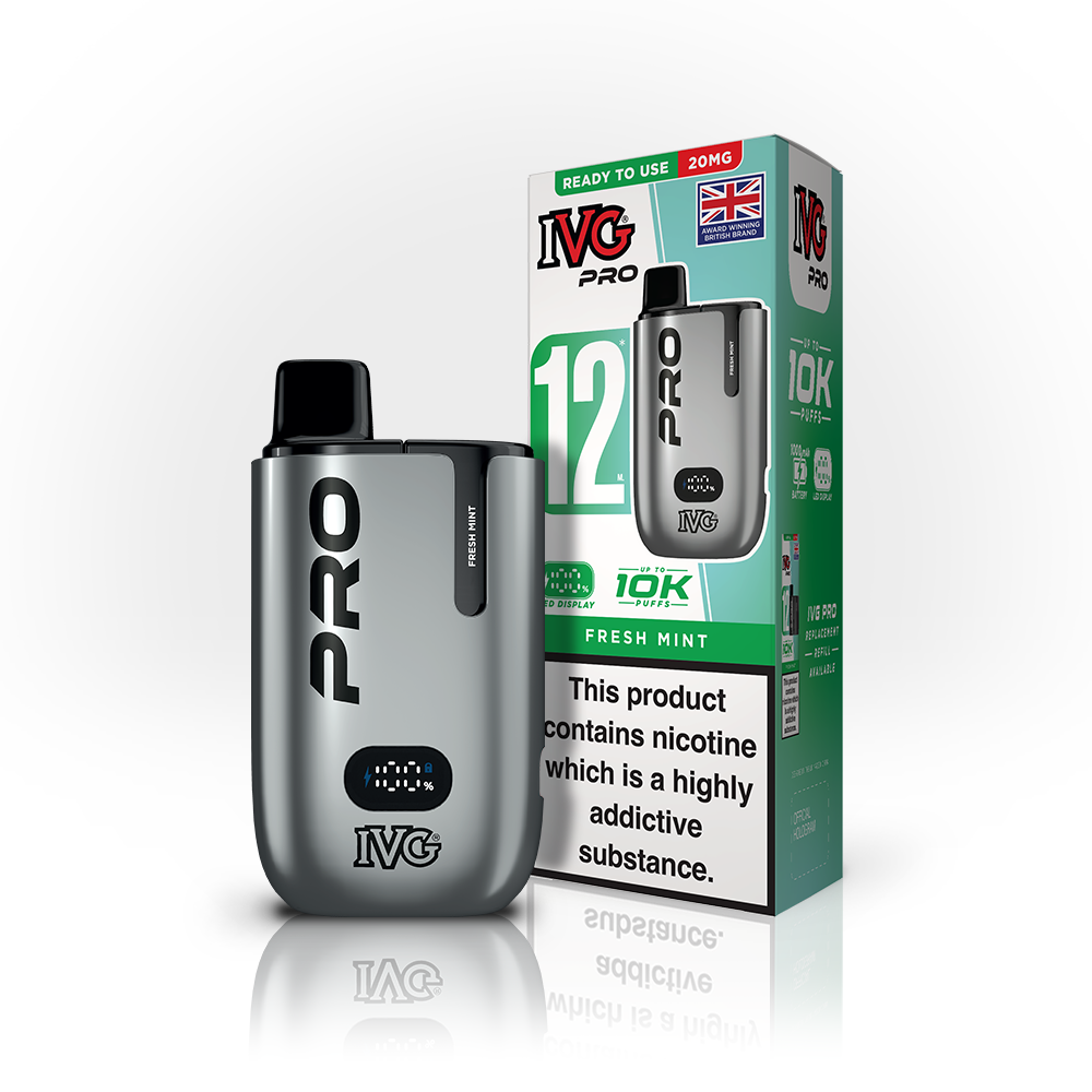 IVG Pro 12 Pod Kit Fresh Mint 20mg | Smoketronics