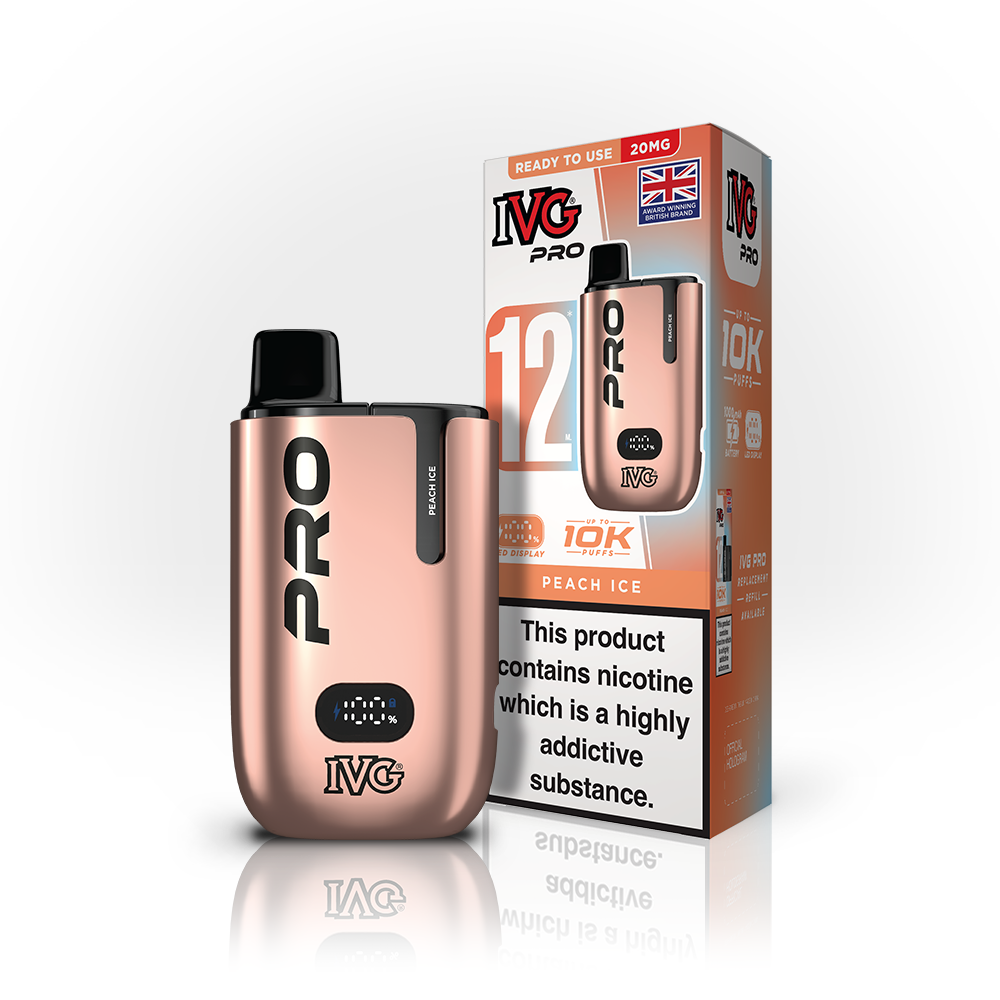 IVG Pro 12 Pod Kit Peach Ice 20mg | Smoketronics