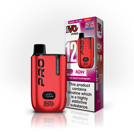 IVG Pro 12 Pod Kit Red Sour Raspberry