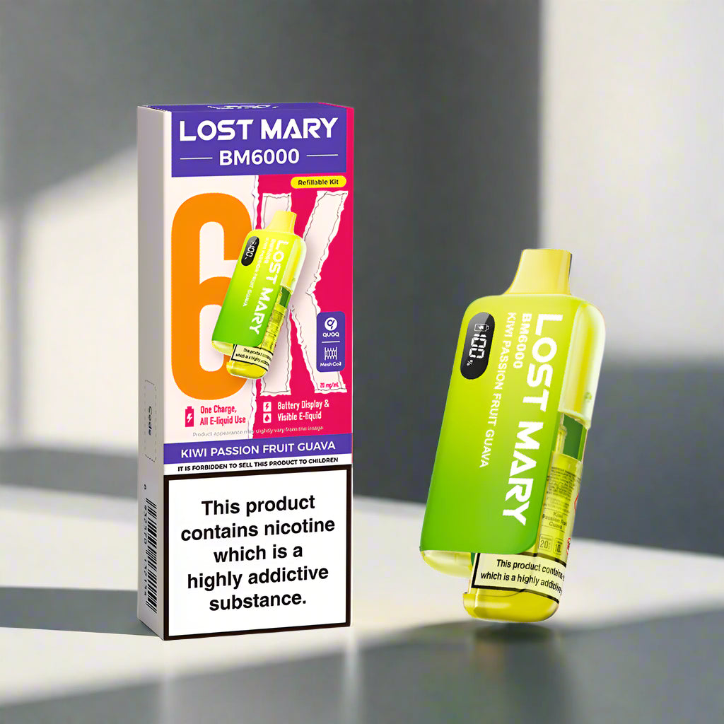 Lost Mary BM6000 Prefilled Pod Kit Kiwi Passion Fruit Guava