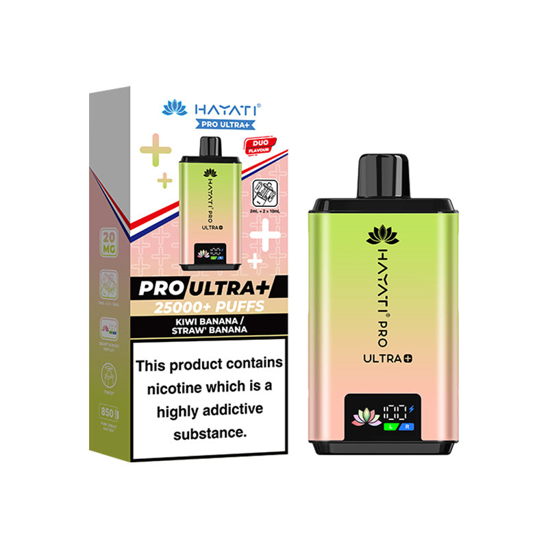 Hayati Pro Ultra Plus 25K Kit | Kiwi Banana / Strawberry Banana