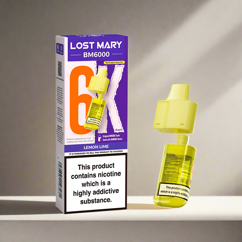 Lost Mary BM6000 Prefilled Replacement Pod Lemon Lime