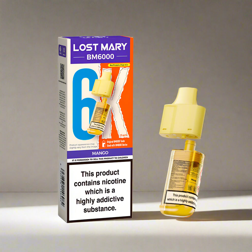 Lost Mary BM6000 Prefilled Replacement Pod Mango