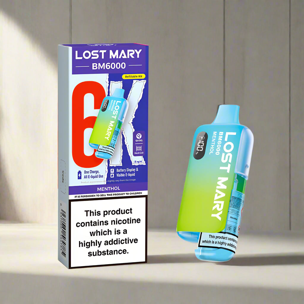 Lost Mary BM6000 Prefilled Pod Kit Menthol