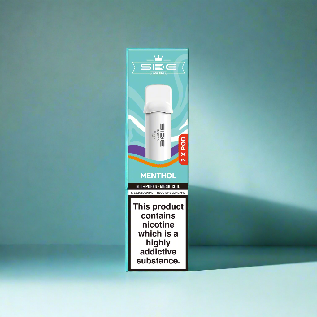 SKE 600 Pro Prefilled Replacement Pods Menthol
