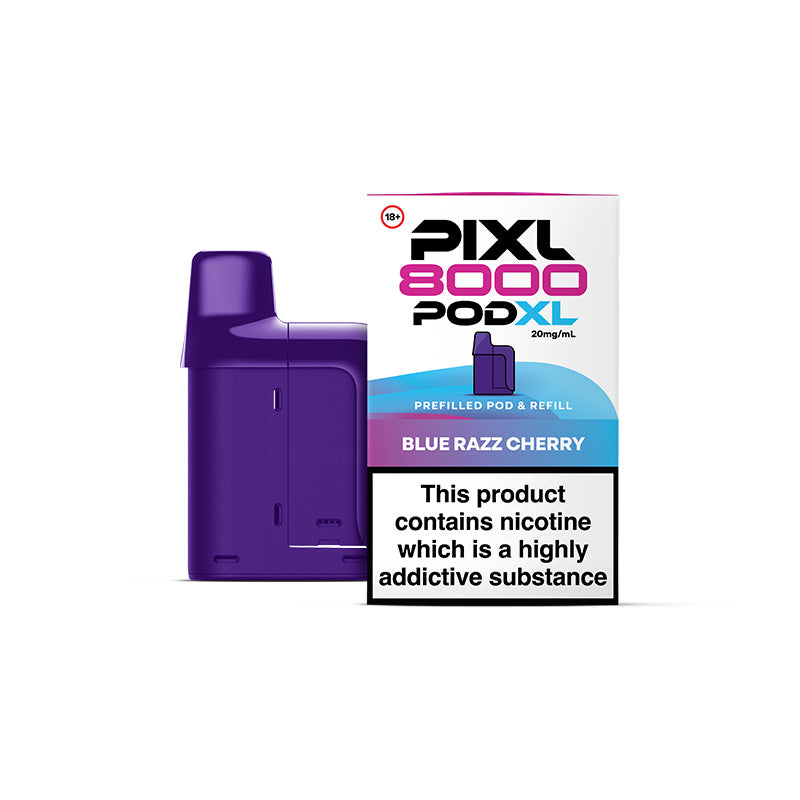 PIXL 8000 Replacement Pods Blue Razz Cherry