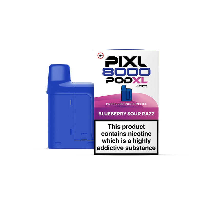 PIXL 8000 Replacement Pods Blueberry Sour Razz
