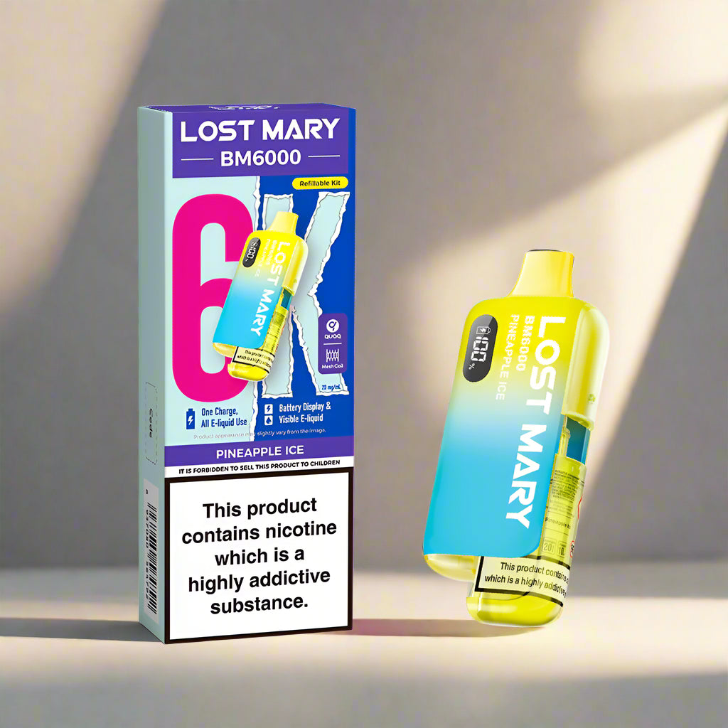 Lost Mary BM6000 Prefilled Pod Kit Pineapple Ice