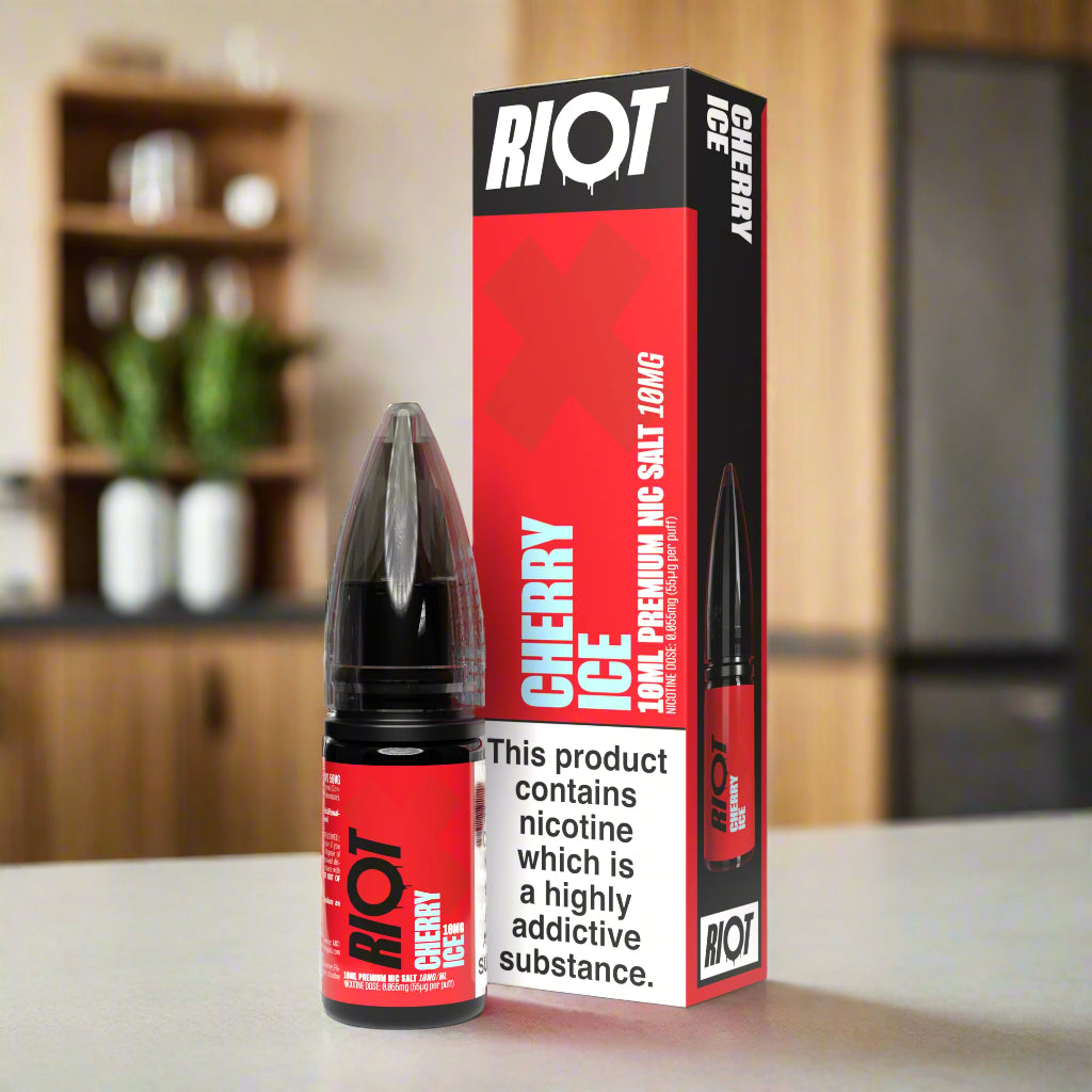 Riot X 10ml Nic Salts Blueberry Peach Fizz