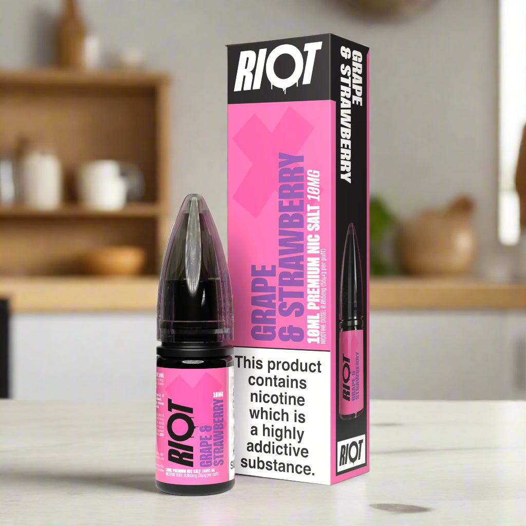Riot X 10ml Nic Salts Orange & Raspberry Ice