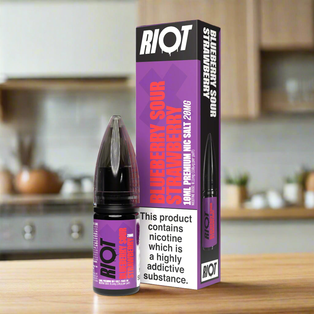 Riot X 10ml Nic Salts Grape & Strawberry